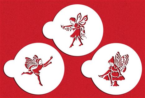 Stencil Winterhur Fairies Cookie 3