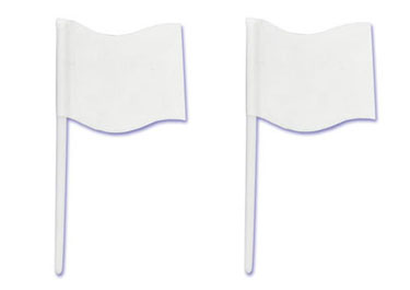 White Flag Pick 3" 288 CT