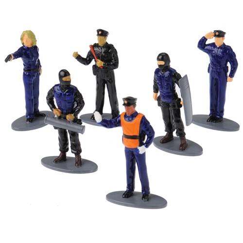 Police Figures 2 3/4" 12 CT