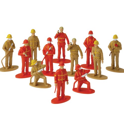 Firefighter Figures 2" - 2 3/4" 12 CT