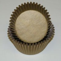 Gold Paper Cups 2" B x 1 1/4" W 500 CT