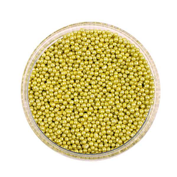 Gold Dragees #0 (3mm) 11 LB