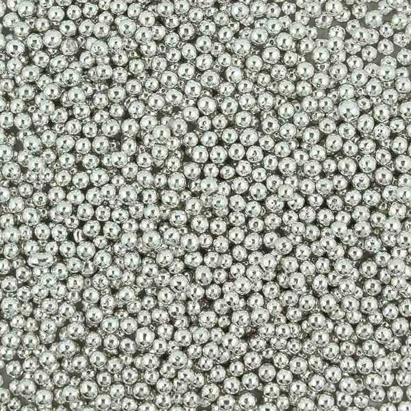 Silver Dragees #1 (4mm) 3 OZ