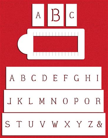 Stencil Basic Monogram