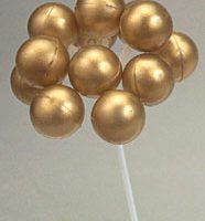 Balloon Cluster Lg. Gold 7" 36 CT