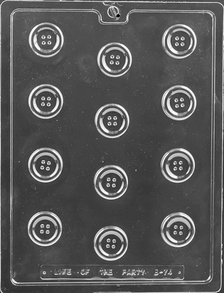 Button Bite Size Mold 12 CAV