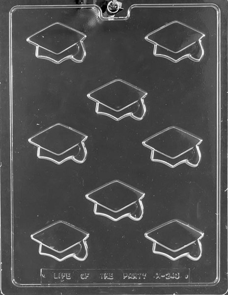 Graduation Cap Mold 8 CAV
