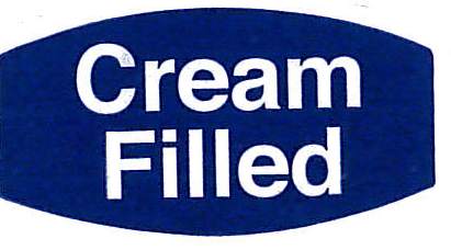 Cream Filled labels 500 CT