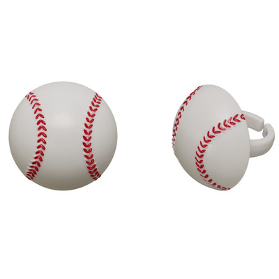 Baseball 3D Cupcake Rings 144 CT
