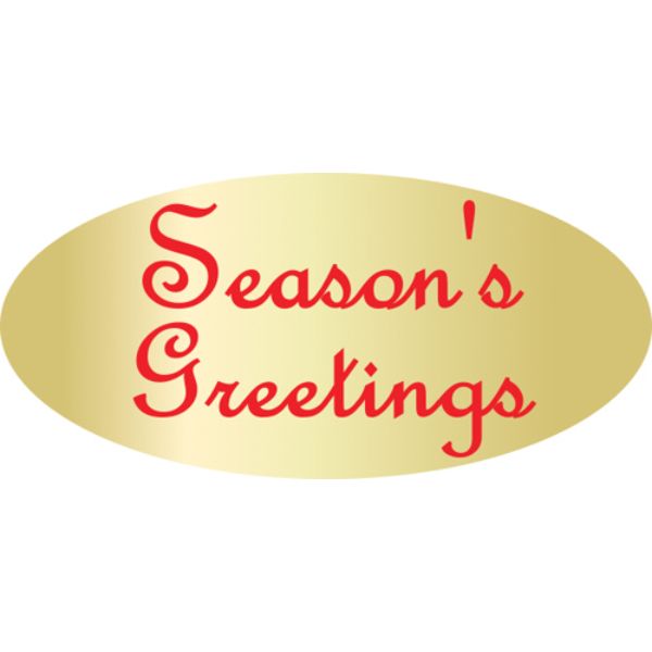 Season's Greetings Labels 500 CT