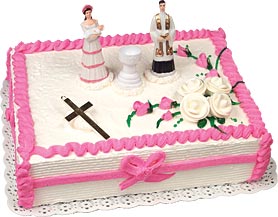 Christening Girl Cake Kit 6 CT