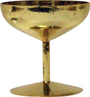 Mini Champagne Glass Gold 36 CT