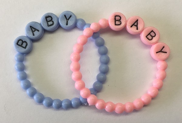Baby Bead Bracelets 1 3/4" 144 CT