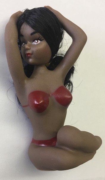 Sexy Sue Small African American 4" 12 CT