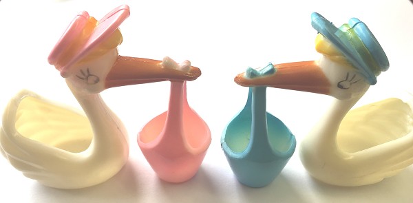 Stork Carrying Basket 12 CT