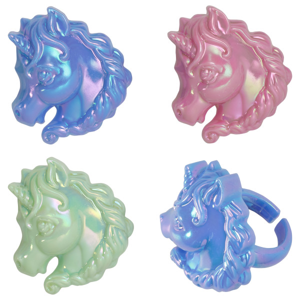 Unicorn Cupcake Rings 144 CT - Image 2
