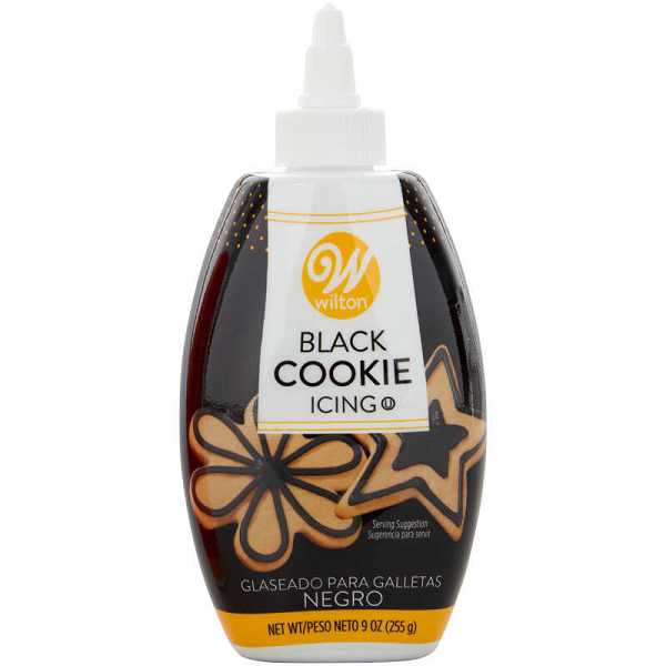 Cookie Icing in Bottle Black 9 OZ