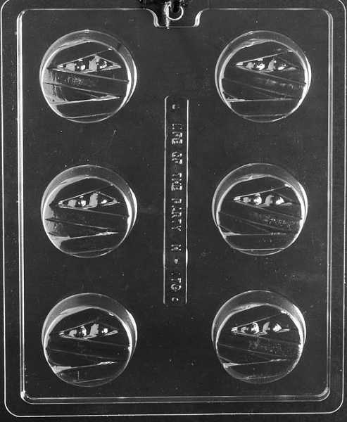 Mummy Cookie Candy Mold 6 CAV