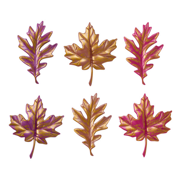 Autumn Leaves Layon 3 1/4 x 2 3/4" 12 CT