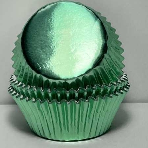 Pastel Green Foil Cup 2″B x1 1/4″W 500 CT