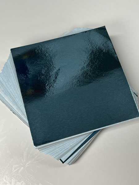Foil Wrappers Lt.Blue 4" x 4" 500 CT