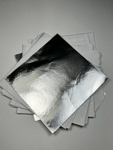 Foil Wrappers Silver 4" x 4" 500 CT