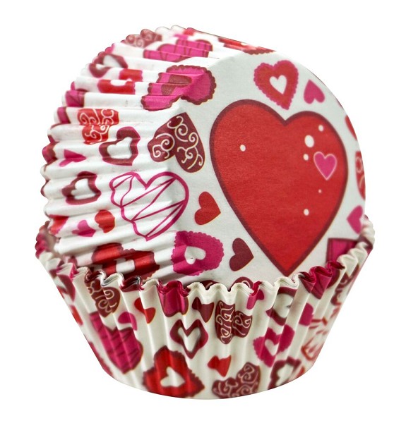 Valentine Bake Cups 50 CT
