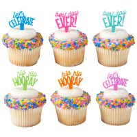 Celebratory Sayings DecoPics 144 CT