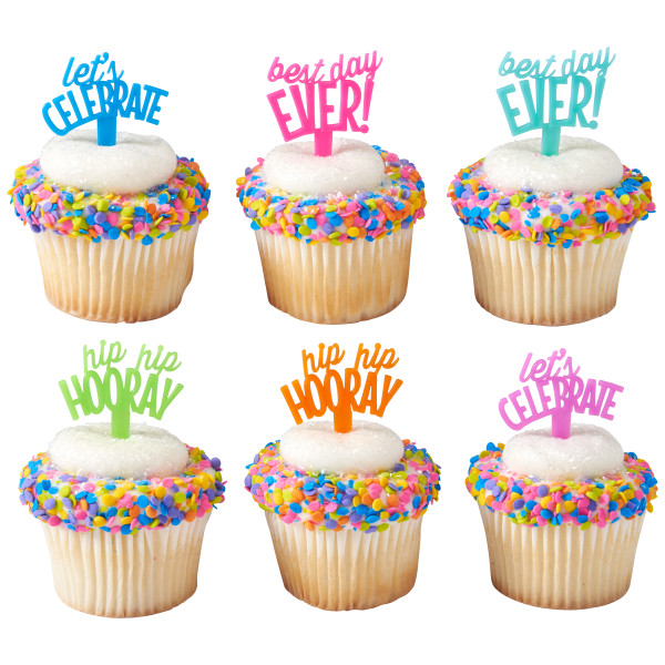 Celebratory Sayings DecoPics 144 CT