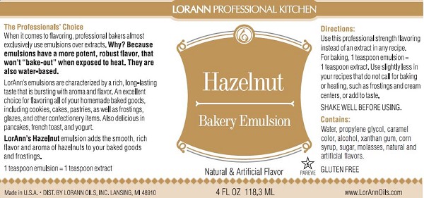 Hazelnut Emulsion 4 OZ - Image 2