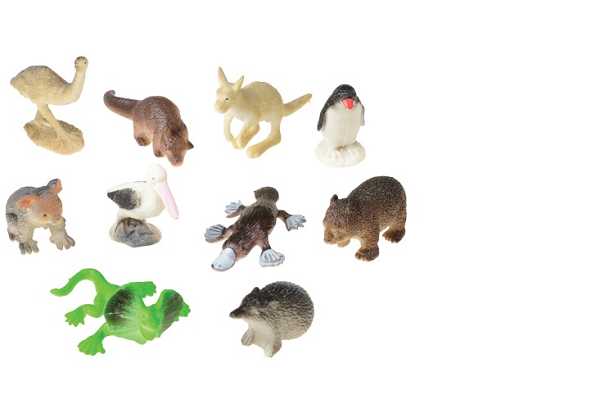Mini Austrailian Animals 1 1/4" - 2 1/4" 10 CT