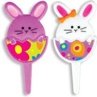 Hatching Bunnies 3D pick 3" 72 CT