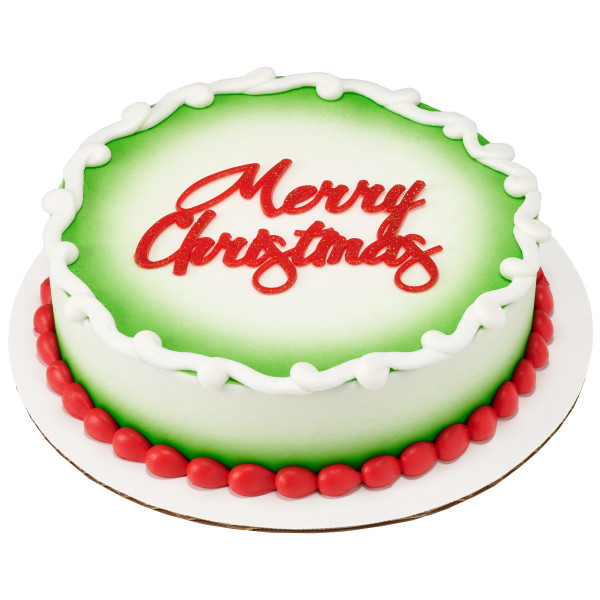Merry Christmas Script Glitter Layon 12 CT - Image 2
