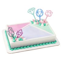 Pastel Geometric Plac Assortmen DecoPics 5 CT