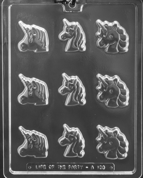 Unicorn Faces 9 Cavities