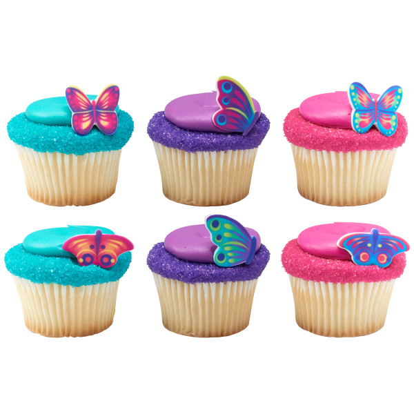 Color Pop Butterflies Sweet Decor 144 CT