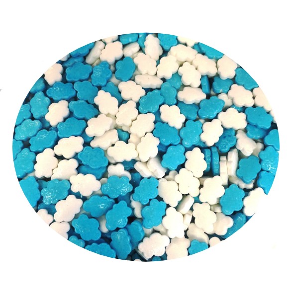 Cloud Blue & White Sprinkles 5 LB