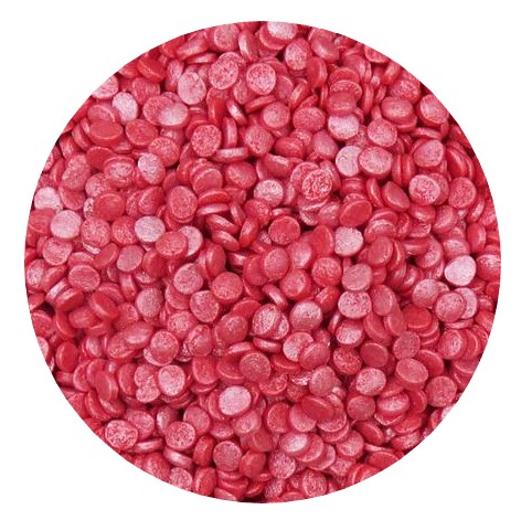 Dot Pearl Red Mini Quins 1 LB
