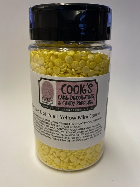 Dot Pearl Yellow Mini Quins 5 OZ - Image 2