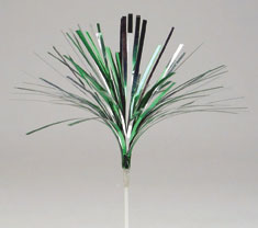 Mylar Spray Green & Silver 36 CT