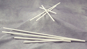 Sucker Stick White 6"x 5/32" Approx. 10,000 CT
