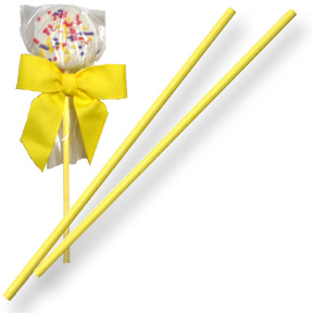 Sucker Stick Yellow 4" x 5/32" Approx. 1,000 CT