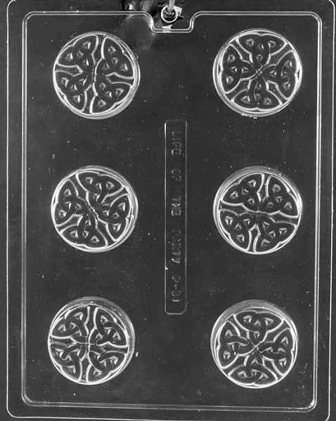 Celtic Cookie Candy Mold 6 CAV