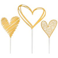 Gold Hearts Cake Kit EA