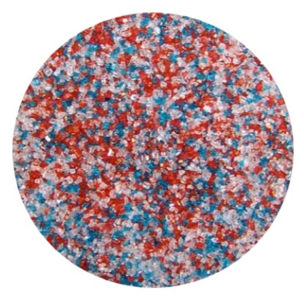 Red, White and Blue Sanding Sugar 7 OZ