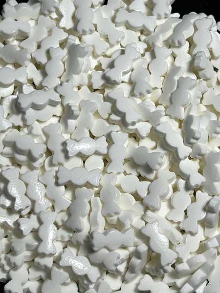 White Bow Sprinkles 1 LB
