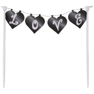 Chalkboard Love Banner Layon 6 CT