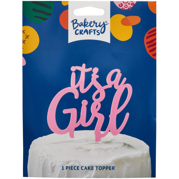 It's a Girl Cake Topper 12 CT