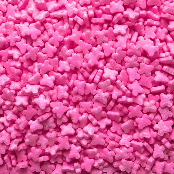 Pink Butterfly Sprinkles 6 OZ