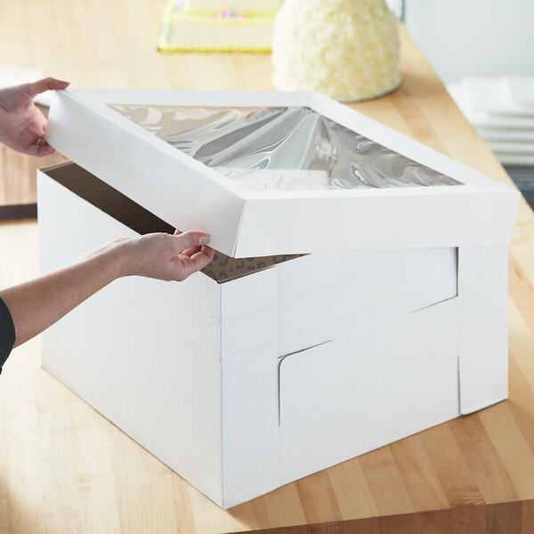 Tall Window Cake Box Flexbox 18x18x12 25 CT